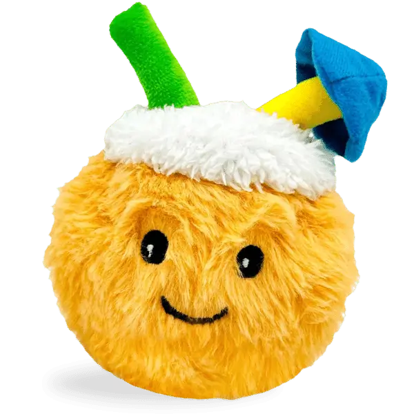 DuraPaw 2 in 1 Coconut Rippable Dog Toy