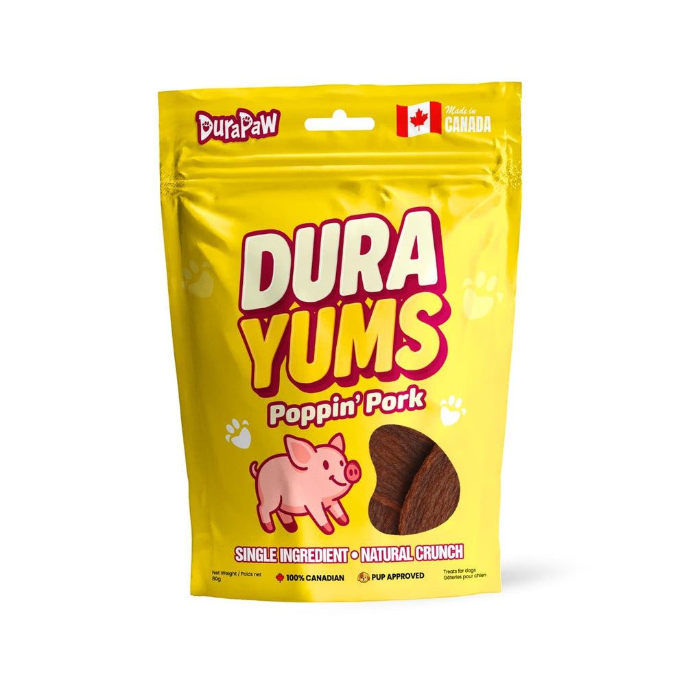 DuraYums Poppin' Pork Dehydrated Dog Treats