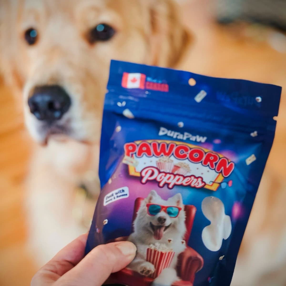 DuraPaw Pawcorn Poppers Movie Themed Pet Dog Treats Canadian Made