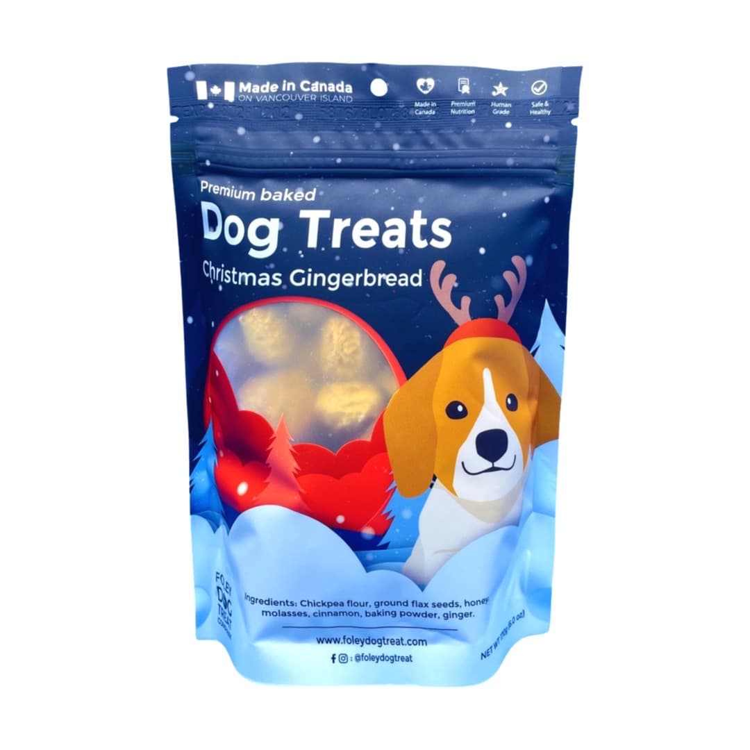 DuraPaw Foley Christmas Gingerbread Dog Cookie Treats