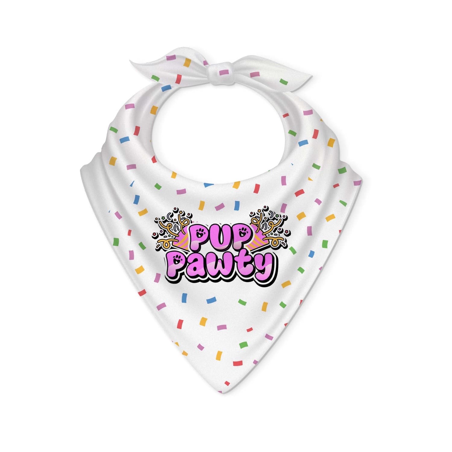 Girl Dog Birthday Bandana Confetti Pup Pawty