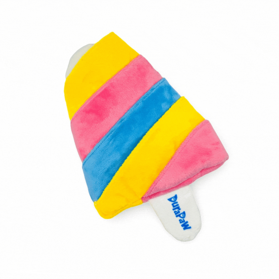 Giant Colorful Popsicle Dog Toy Snuffle Pockets