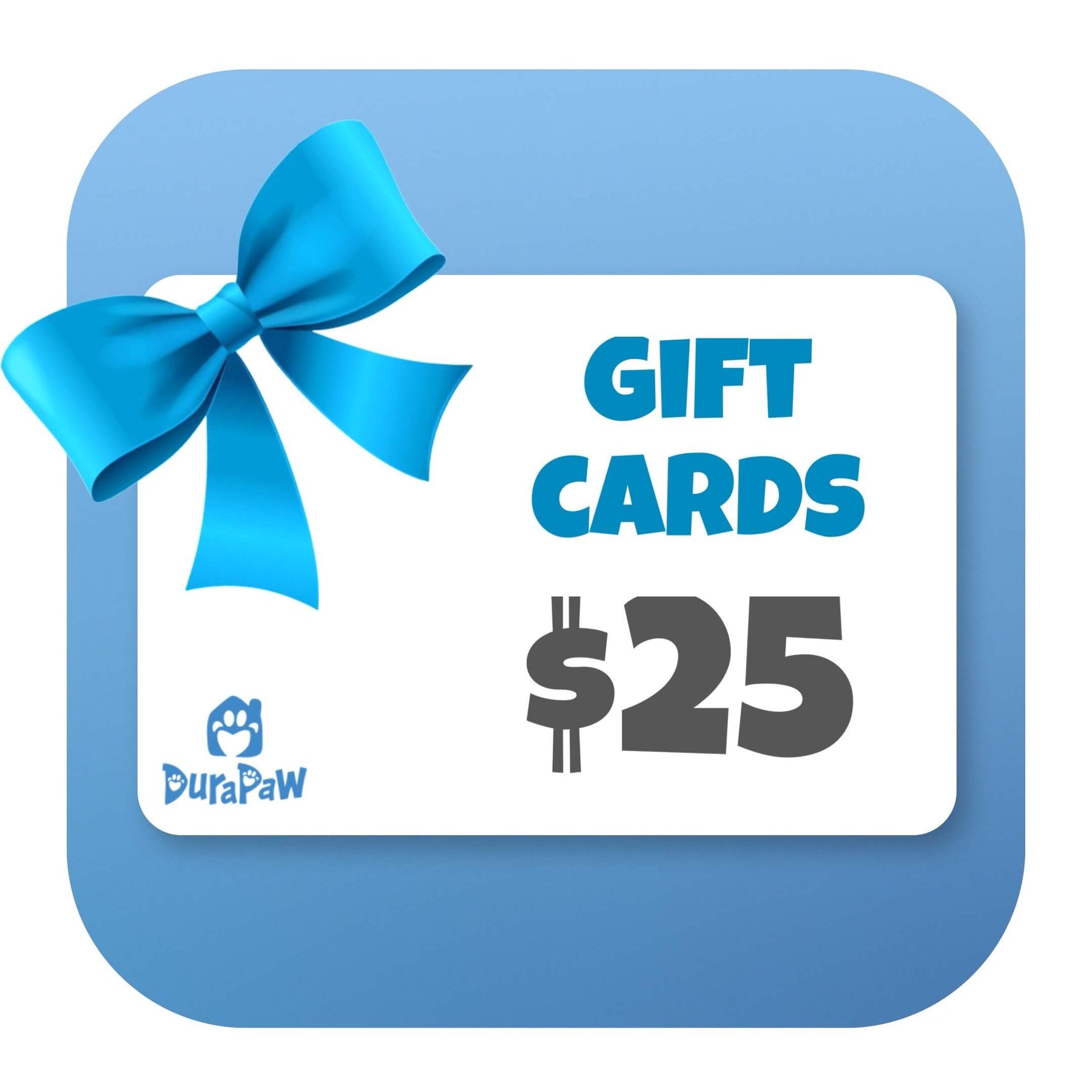 DuraPaw Dog Subscription Box Gift Card 25 Dollars
