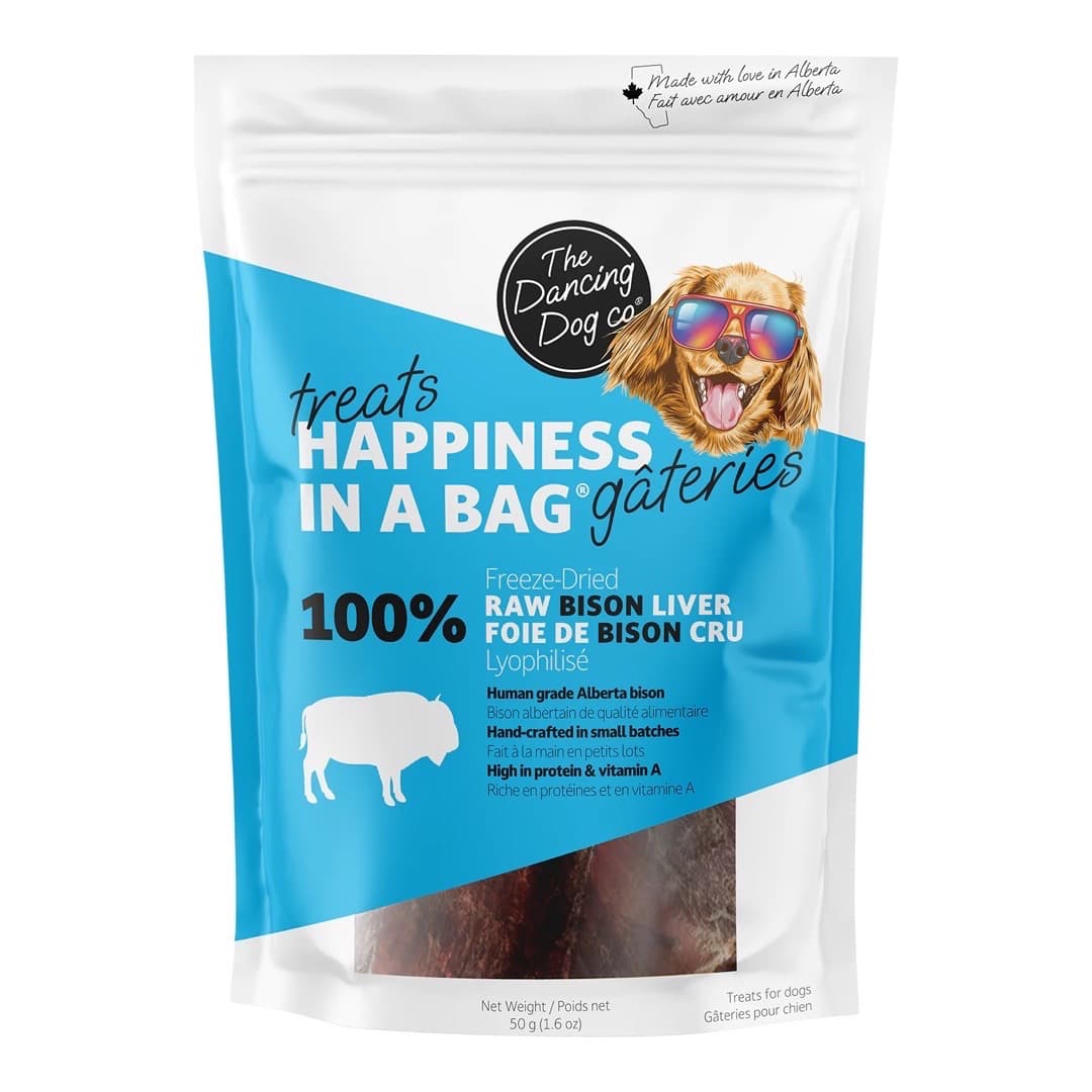 Freeze Dried Dog Treats Bison Liver Dancing Dog