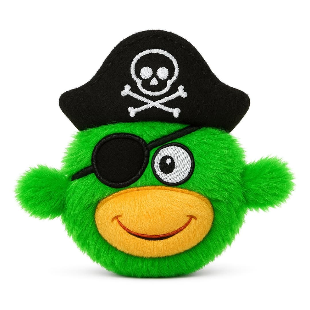 DuraPaw Dino Dace the 2-in-1 Rippable Pirate Edition Rip and Reveal dog toy
