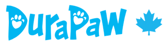 DuraPaw blue Canadian dog subscription box logo