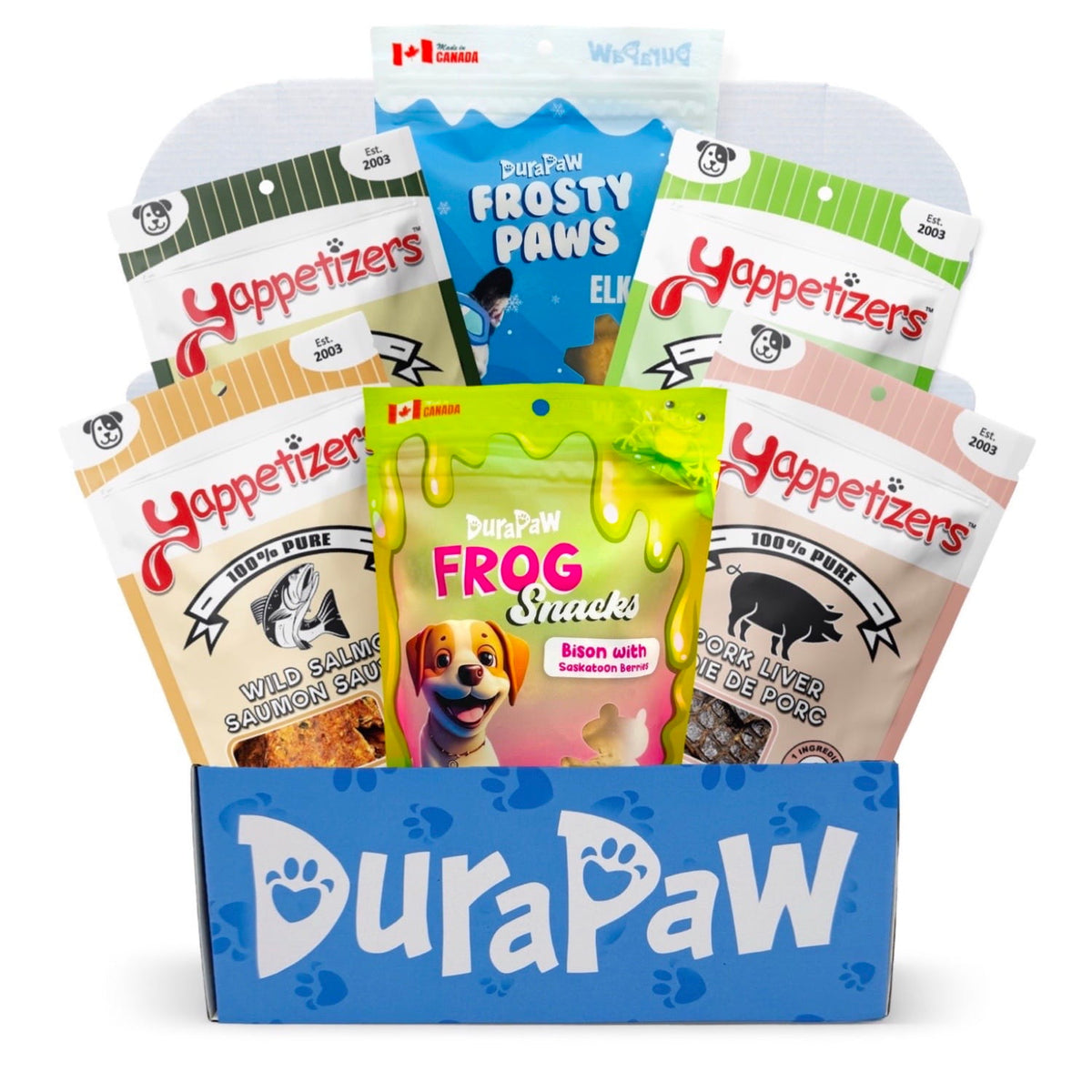 DuraPaw Canadian Dog Treat Box Variety Pack