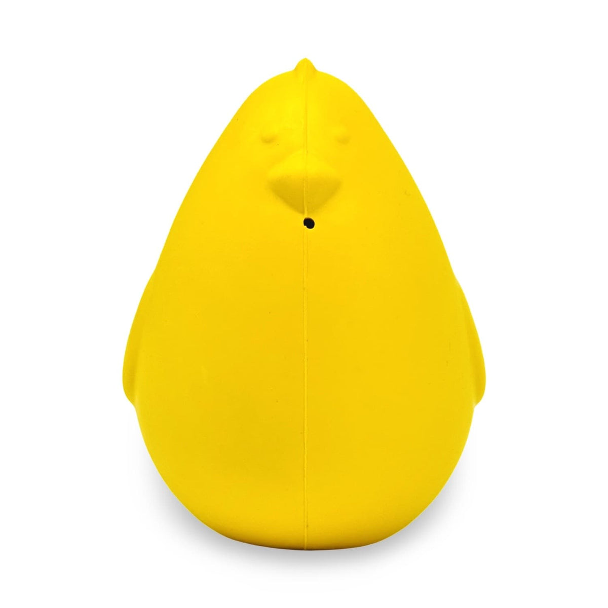 Large Yellow Rubber Chick Dog Toy Treat Dispenser