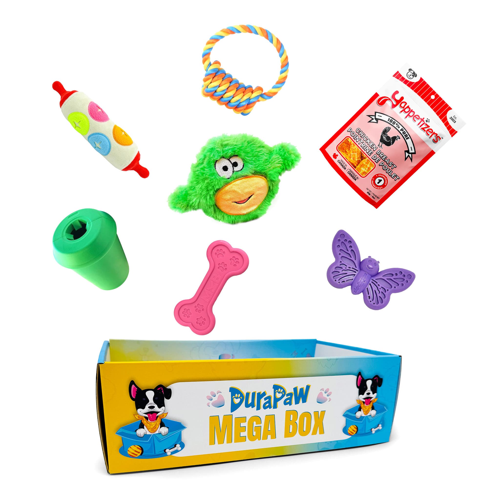 DuraPaw Multi Dog Box Toys and Treats Canada