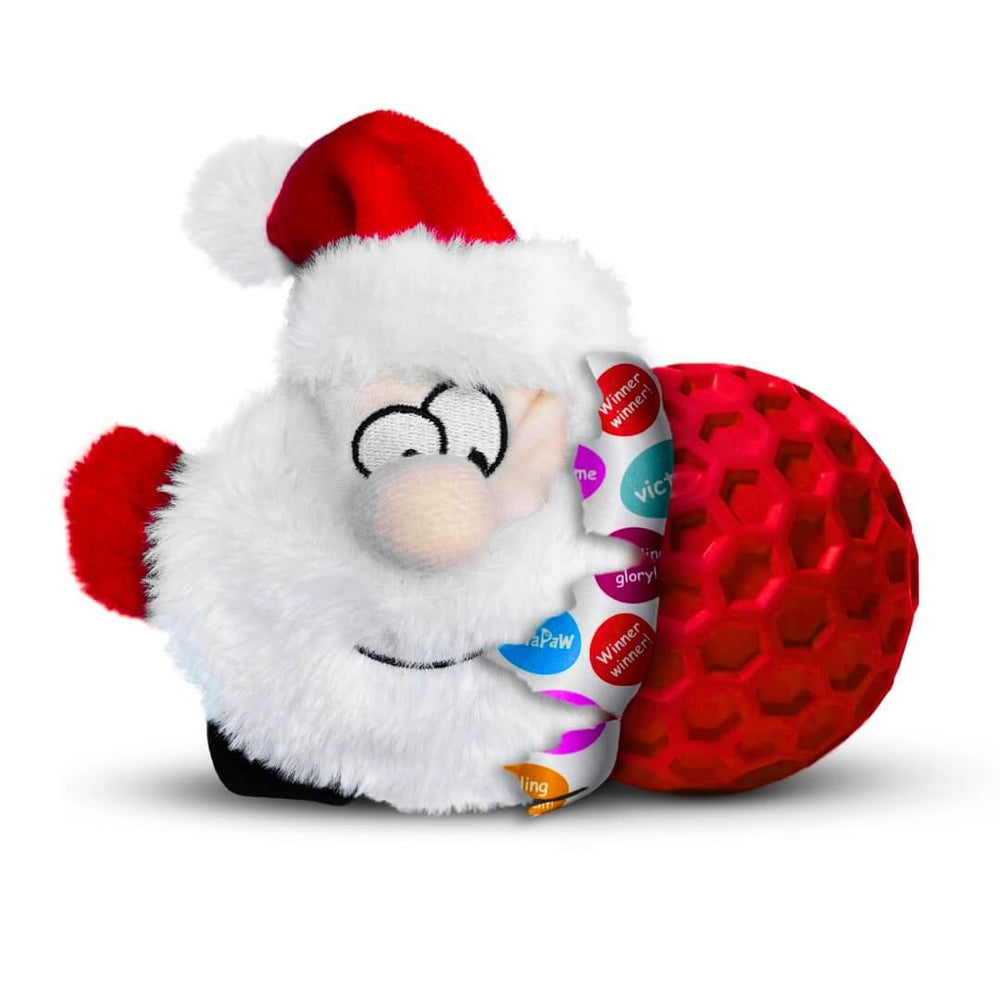 2 in 1 Santa Paws Christmas Dog Toy Surprise