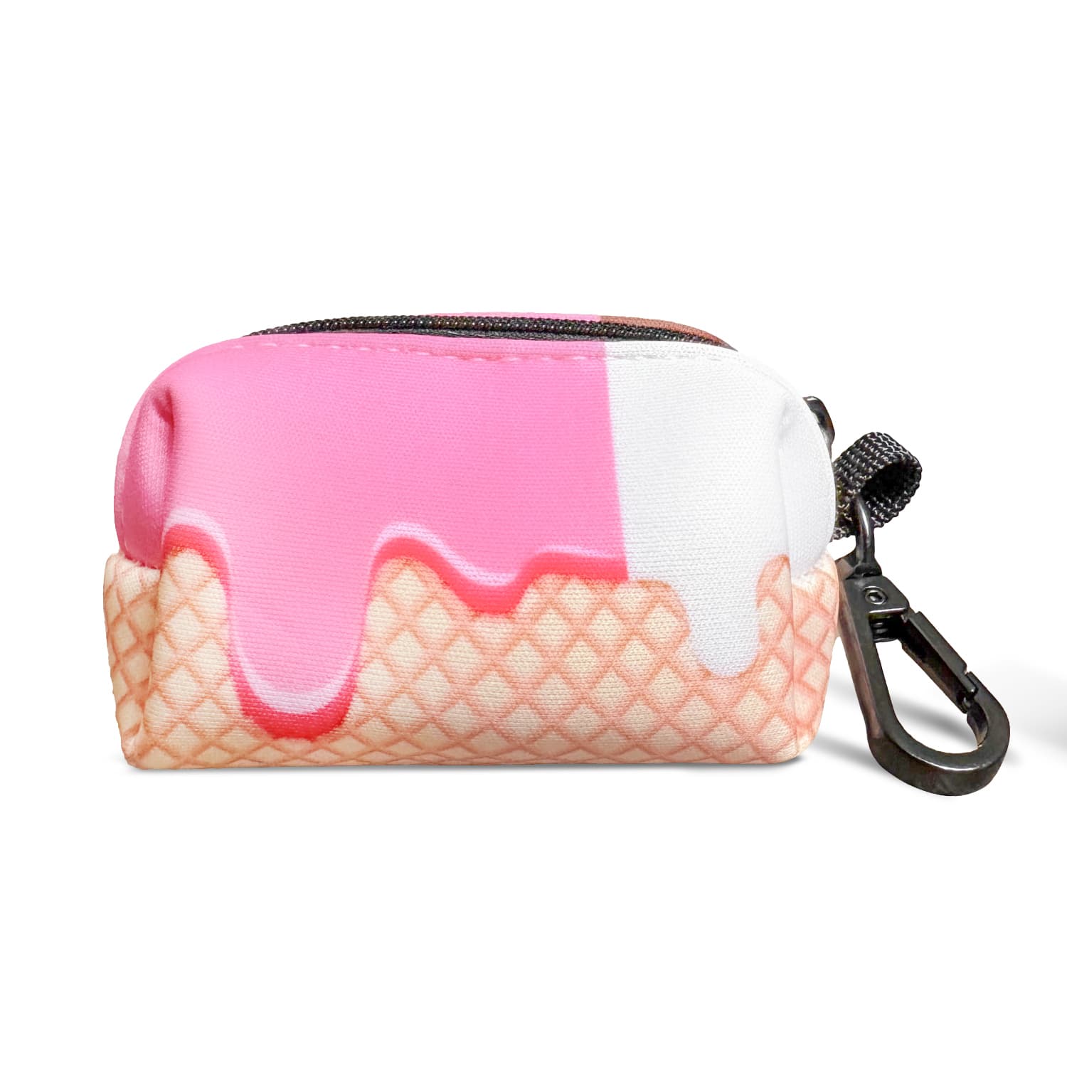 DuraPaw Waffle Ice Cream Dog Poop Bag Pet Holder Dispenser Fabric