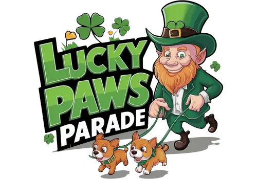 St Patrick's Lucky Paws Parade Dog Box Theme Logo