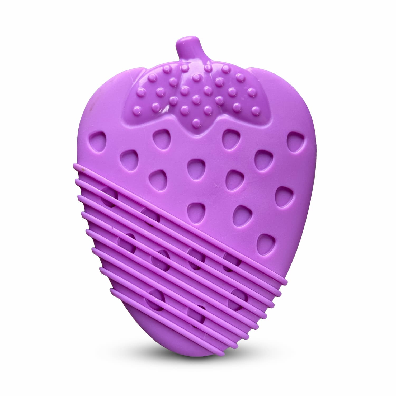 Purple Nylon Strawberry Enrichment Pet Dog Tough Chew Toy