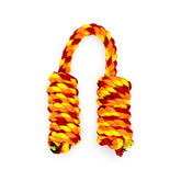 Small Nunchuck Multi Colored Rope Dog Tug Toy