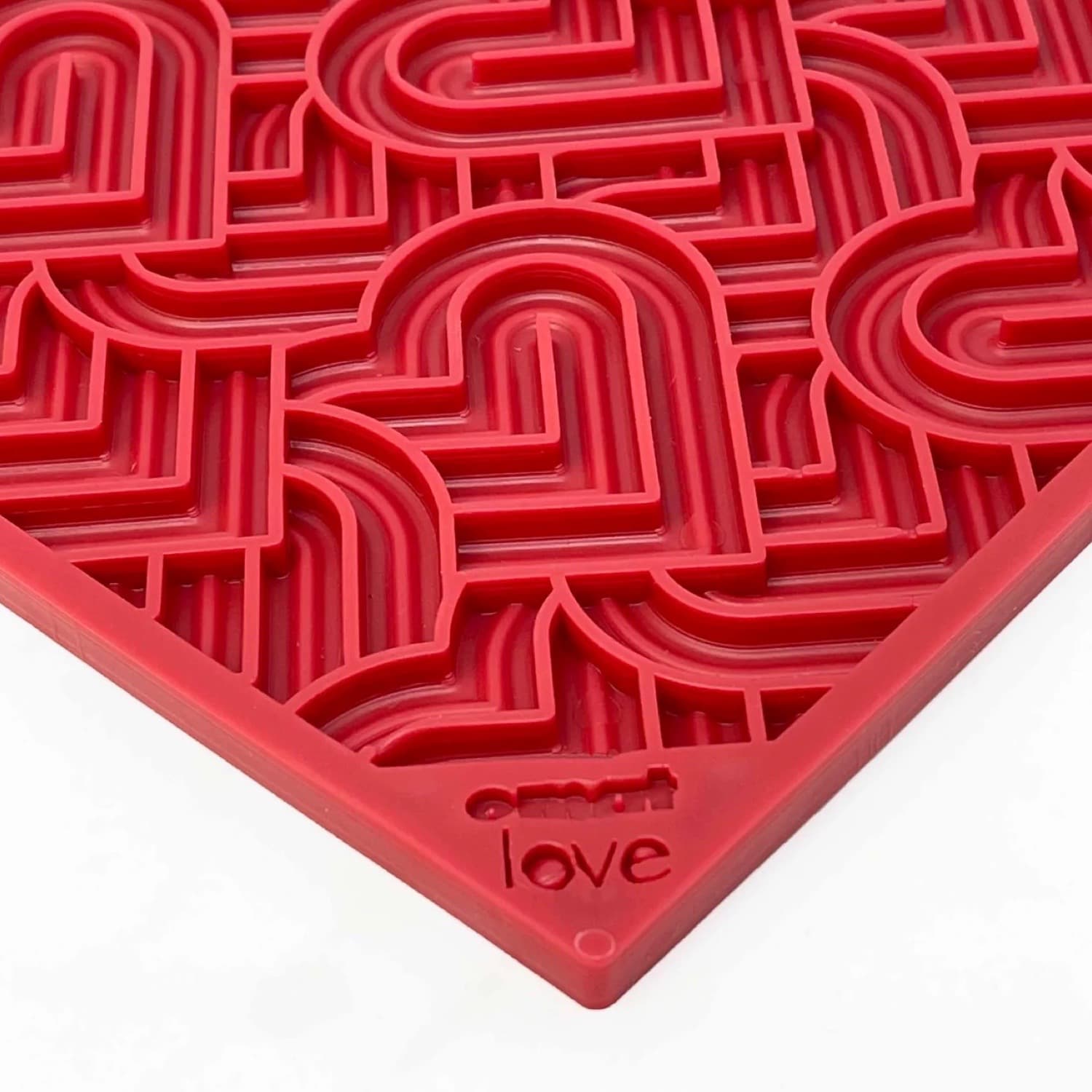 Sodapup eMat Heart Dog Lick Mat Enrichment Feeder