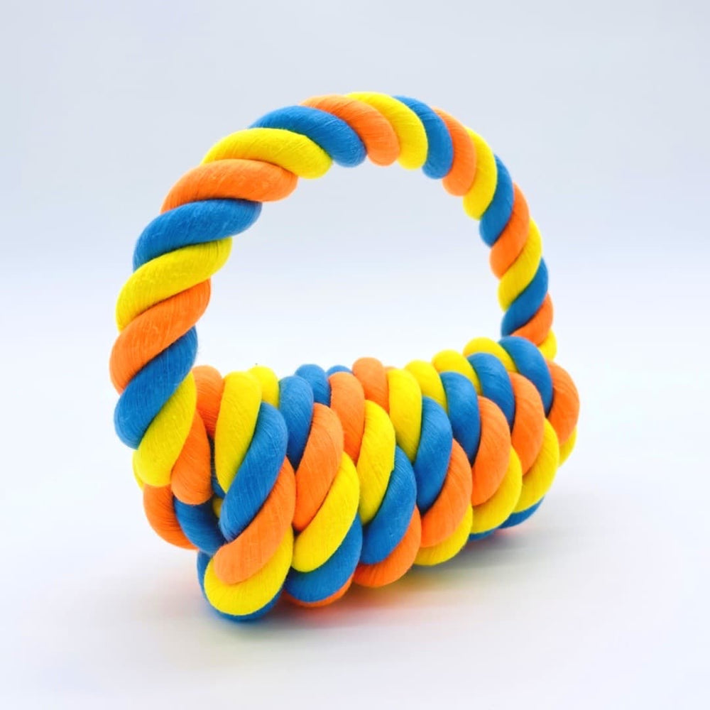 Chomper Rope DuraPaw - Colorful Canine Chomper Dog Rope Toy